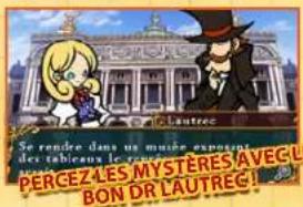 Konami Doctor Lautrec and the Forgotten Knights (Nintendo 3DS) - Découvrez les labyrinthes secrets cachés sous paris en résolvant des énigmes basées sur des cartes. - 1