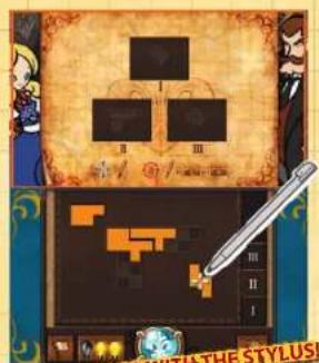Konami Doctor Lautrec and the Forgotten Knights (Nintendo 3DS) - Brave many challenges to find Treasure Animatus - 2