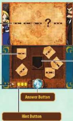 Konami Doctor Lautrec and the Forgotten Knights (Nintendo 3DS) - Give Up Button - 1