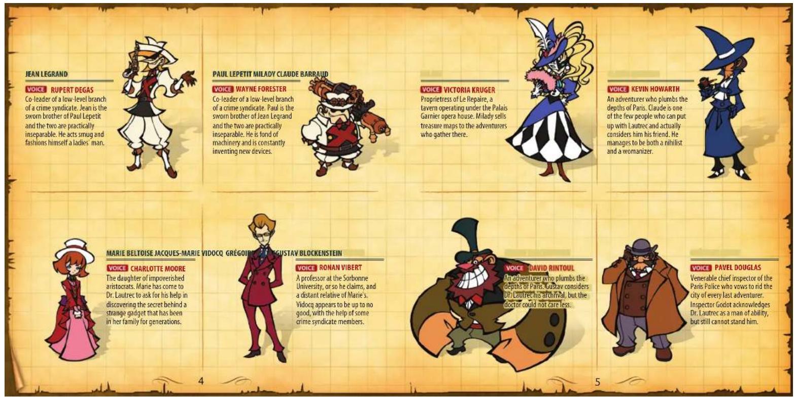 Konami Doctor Lautrec and the Forgotten Knights (Nintendo 3DS) - STORY - 3