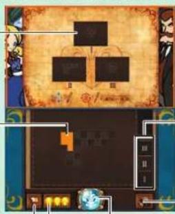 Konami Doctor Lautrec and the Forgotten Knights (Nintendo 3DS) - Give Up Button - 1