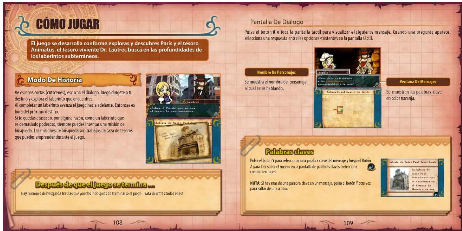 Konami Doctor Lautrec and the Forgotten Knights (Nintendo 3DS) - Haz frente a muchos retos para encontrar el tesoro Animatus. - 9