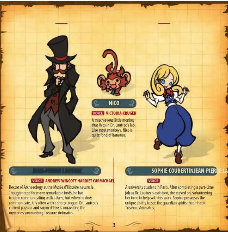 Konami Doctor Lautrec and the Forgotten Knights (Nintendo 3DS) - STORY - 2