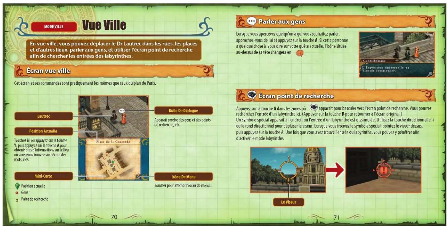 Konami Doctor Lautrec and the Forgotten Knights (Nintendo 3DS) - Mode labyrinthe - 7