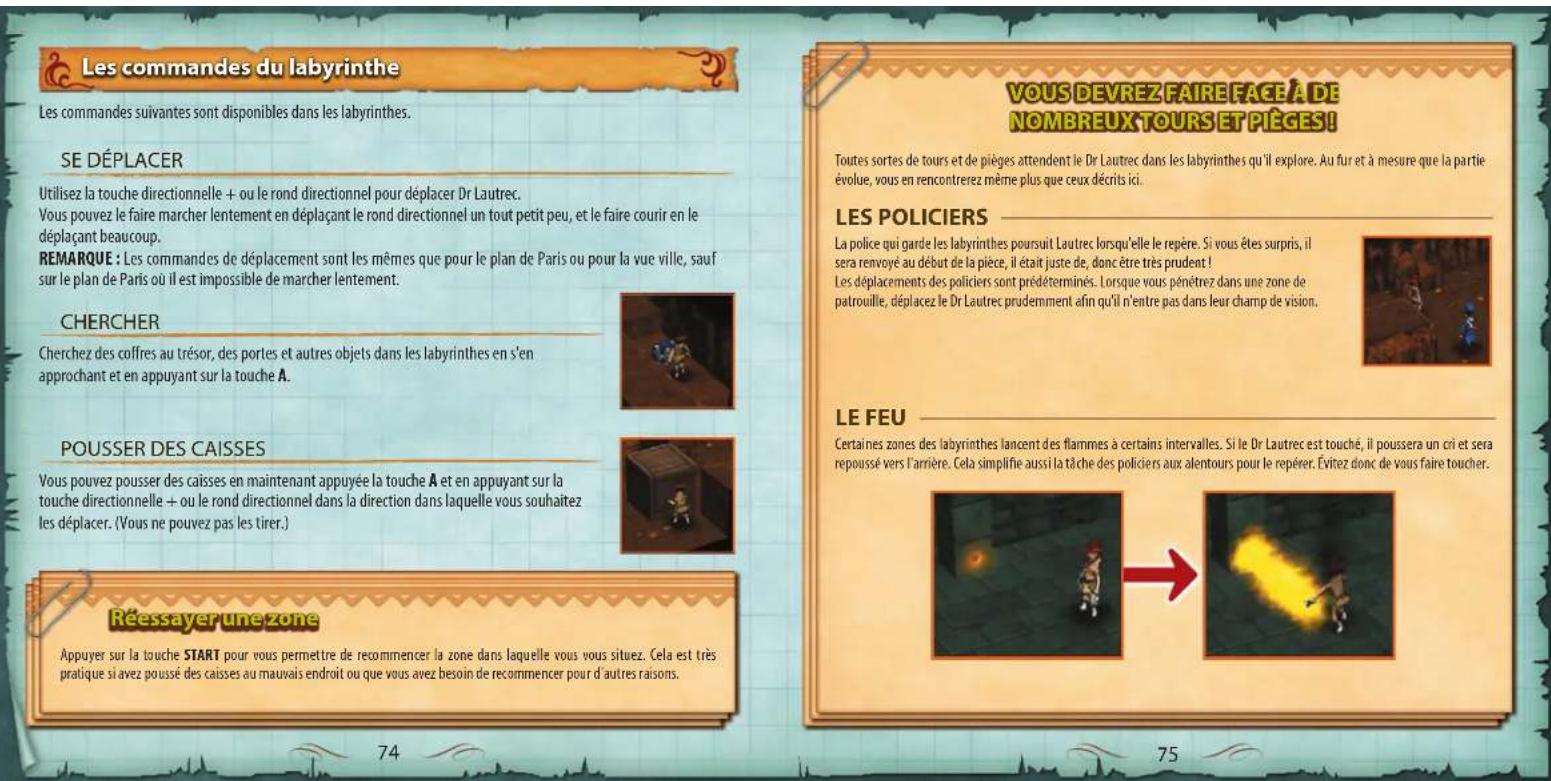Konami Doctor Lautrec and the Forgotten Knights (Nintendo 3DS) - Mode labyrinthe - 9