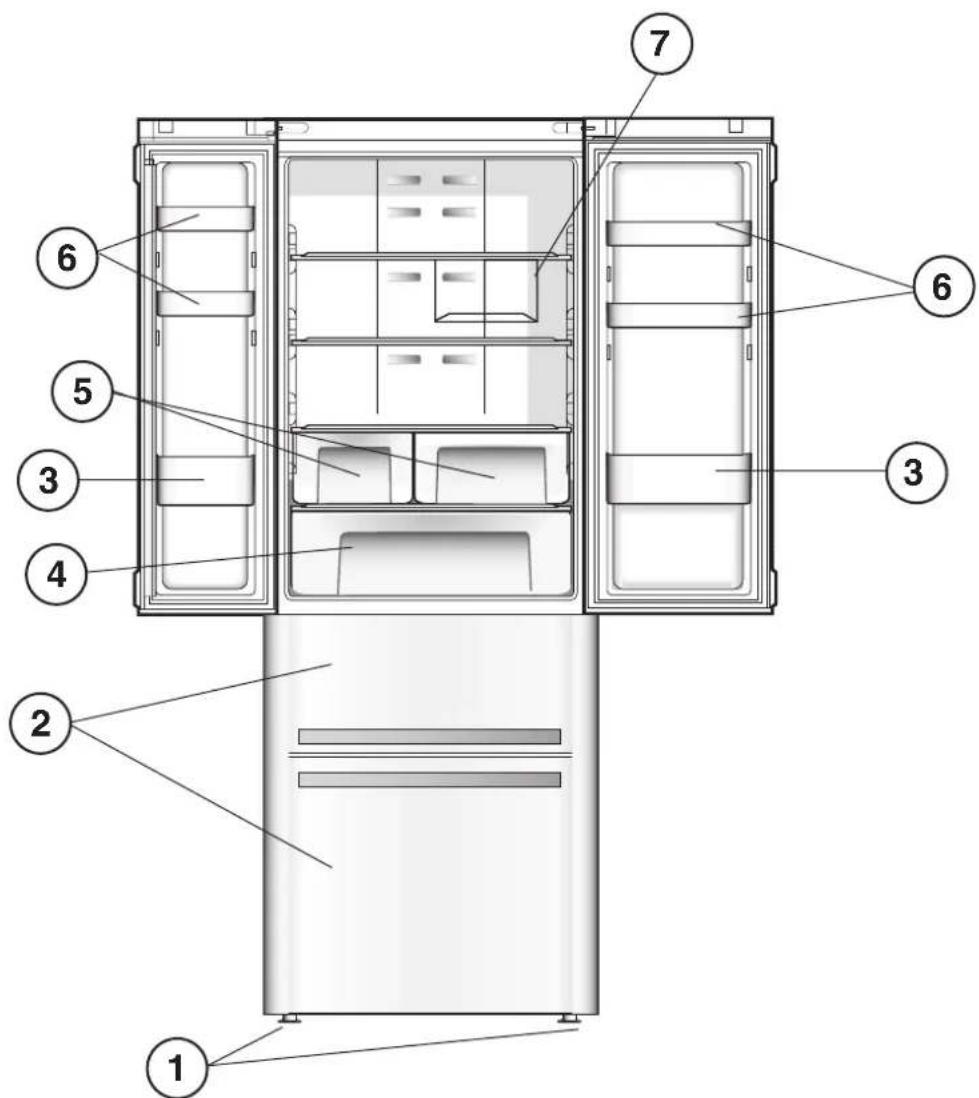 HOTPOINT-ARISTON E4DY AA X C - Vista en conjunto - 1