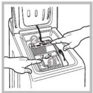 INDESIT WITXL 1051 - How to open and to close the drum - 4