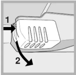 HOTPOINT-ARISTON ETM 15220 V - Substituição da lampada - 1