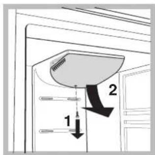 INDESIT BAAN 40 FNF NXWD - Replacing the light bulb - 1