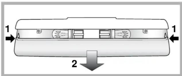 HOTPOINT-ARISTON EBYH 20320 V - Substituição da lâmpada \* - 1