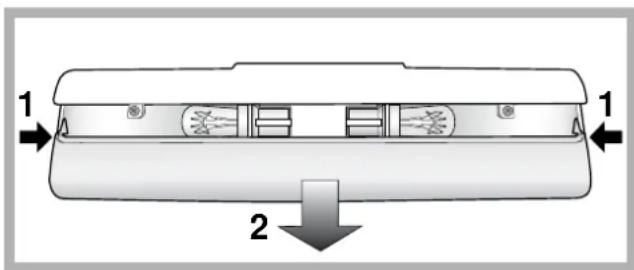 HOTPOINT-ARISTON EBYH 20320 V - Sustituir la bombilla \* - 1