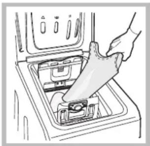 HOTPOINT-ARISTON ECOT7F 1291 (EU) - Kak otkpblb 3aKpbItb 6apa6aH - 3