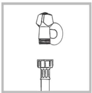 HOTPOINT-ARISTON ECOT7F 1291 (EU) - Collegamento del tubo di alimentazione dell'acqua - 1