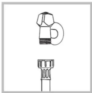 HOTPOINT-ARISTON ECOT7F 1291 (EU) - Connecting the water inlet hose - 1