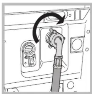 HOTPOINT-ARISTON ECOT7F 1291 (EU) - Conexión del tubo de alimentación de agua - 2