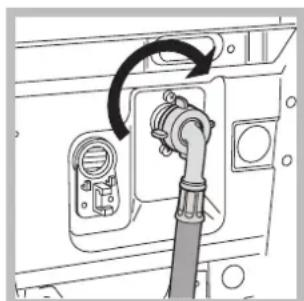 HOTPOINT-ARISTON ECOT7F 1291 (EU) - Pripojenie pritokovej hadice - 2