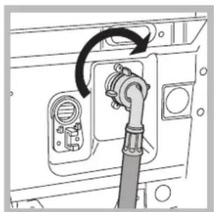 HOTPOINT-ARISTON ECOT7F 1291 (EU) - Raccordement du tuyau d'arrivée de l'eau - 2