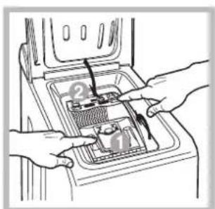 HOTPOINT-ARISTON ECOT7F 1291 (EU) - Ako sa otvara a zatvara practí bubon - 4