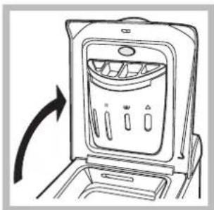 HOTPOINT-ARISTON ECOT7F 1291 (EU) - comoAbrirycerrarelcesto - 1