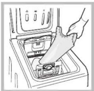 HOTPOINT-ARISTON ECOT7F 1291 (EU) - Come aprire e chiudere il cestello - 3