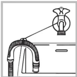HOTPOINT-ARISTON ECOT7F 1291 (EU) - Raccordement du tuyau de vidange - 2