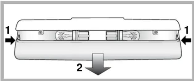 HOTPOINT-ARISTON EBL 20321 V - Replacing the light bulb \* - 1