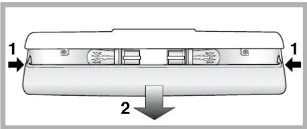 HOTPOINT-ARISTON EBL 20321 V - Substituição da lâmpada \* - 1