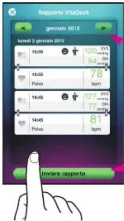 MEDISANA CardioDock 2 - Invio di un rapporto - 1