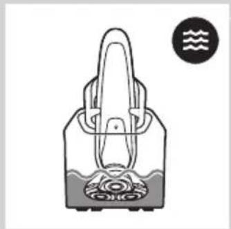 PHILIPS SensoTouch 3D RQ1286 - Jet Clean -järjestelmän käyttäminen - 3