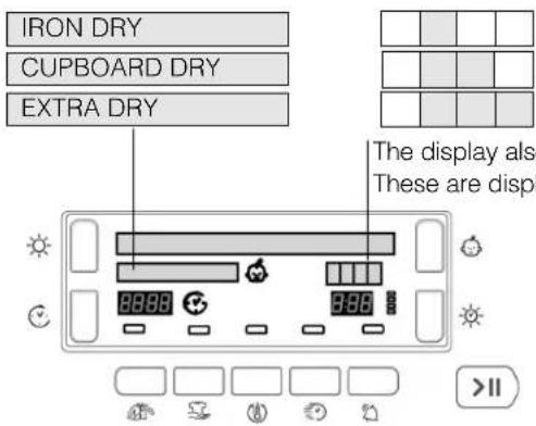 HOTPOINT-ARISTON TCD 93B 6HZ1 - Dryness levels - 1