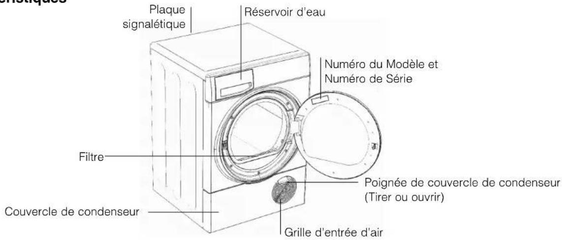 HOTPOINT-ARISTON TCD 93B 6HZ1 - Description du sèche-linge - 1