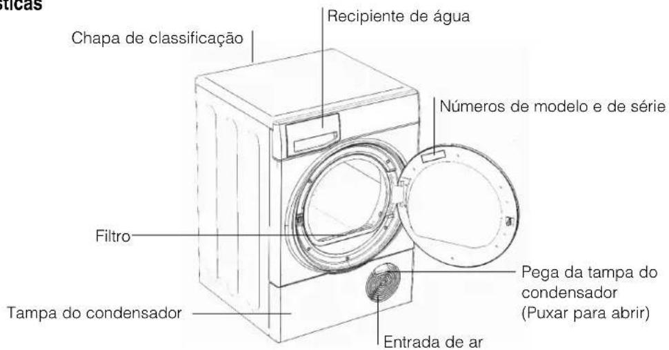 HOTPOINT-ARISTON TCD 93B 6HZ1 - Descrição da máquina de secar - 1