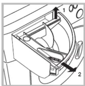 HOTPOINT-ARISTON WMG 922X EU - Cleaning the detergent dispenser drawer - 1