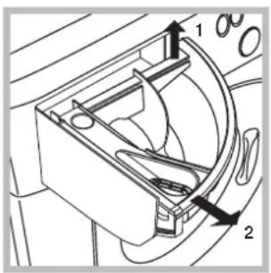 HOTPOINT-ARISTON WMG 922X EU - Limpiar el contentedor de detergentes - 1