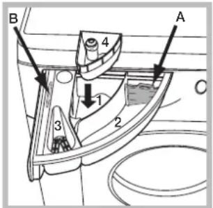 HOTPOINT-ARISTON WMG 922X EU - Tiroir à produits lessiviels - 1
