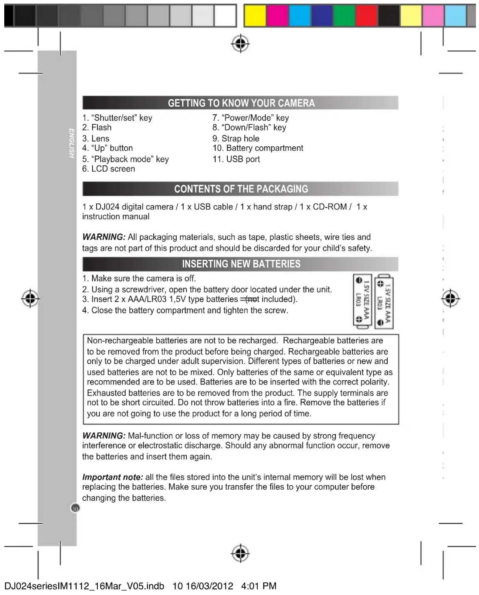 LEXIBOOK DJ024DC - Informations sur la protection de l'environnement - 2