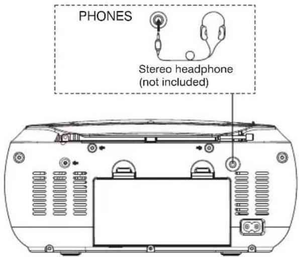 MPMAN CSU58 - Using headphones - 1