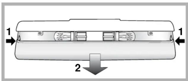 HOTPOINT-ARISTON EBLH 18203 O3 F - Replacing the light bulb * - 1
