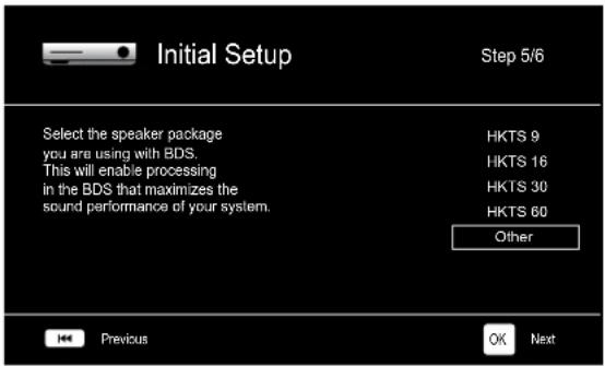 HARMAN KARDON BDS 277W - Réglages initiaux - 5