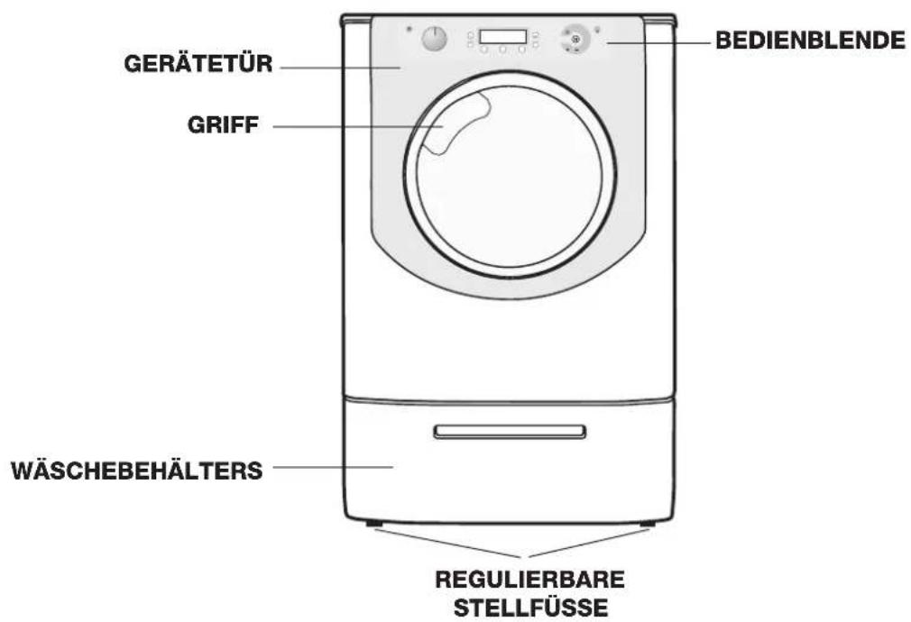 HOTPOINT-ARISTON Aqualtis AQ102F 49H EU - Beschreibung Ihres Gerätes - 2