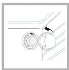 HOTPOINT-ARISTON CP65SG1 HA - Replacing the oven light bulb - 1
