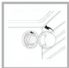 HOTPOINT-ARISTON CP65SG1 HA - Substituir a lâmpada de iluminação doorno - 1