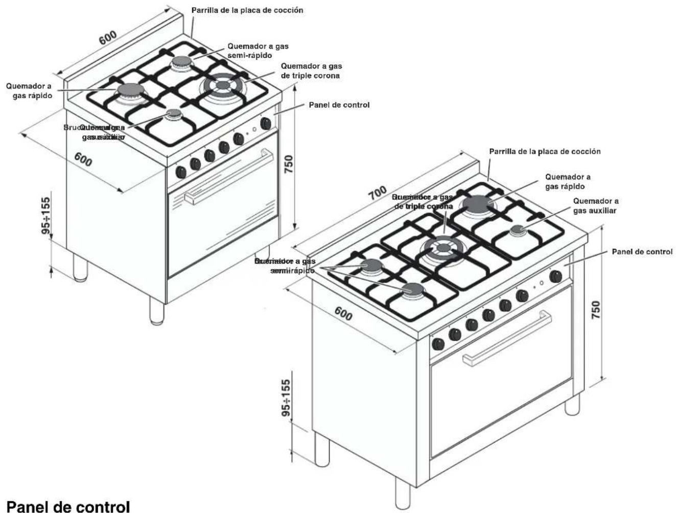 HOTPOINT-ARISTON CP65SG1 HA - Descripción del aparato - 1