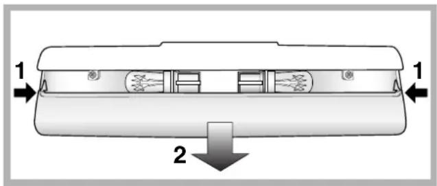 HOTPOINT-ARISTON EBL 18221 F - Replacing the light bulb * - 1