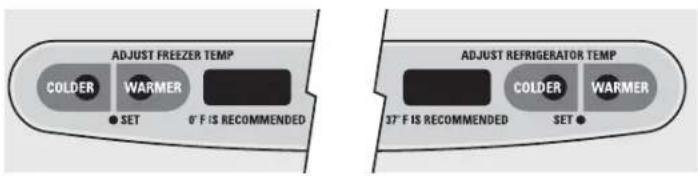 GE RCE24VGBFSS - Temperatuurregeling - GE, Monogram modellen. - 1