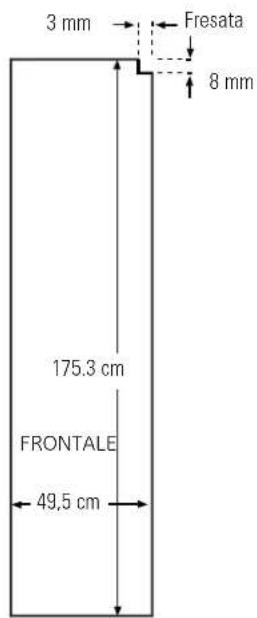 GE RCE24VGBFSS - CustomStyle™ 25 — Dimensioni dei pannelli di rivestimento in legno personalizzati - 4