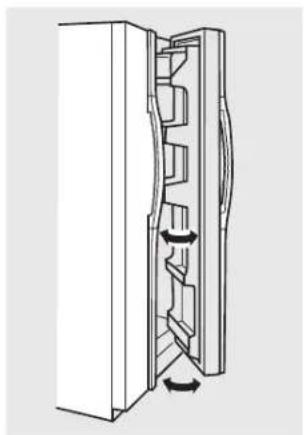 GE RCE24VGBFSS - Istruzioni per le porte del frigorifero. - 1