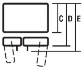 GE RCE24VGBFSS - CLEARANCES - 2