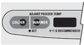 GE RCE24VGBFSS - Les commandes de température – GE, Monogram modèles. - 1