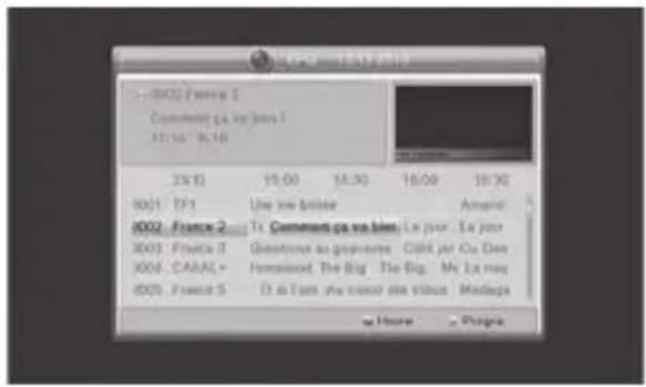 METRONIC Zapbox HDS1.1 - - Guide Electronique des Programmes (EPG) - 1